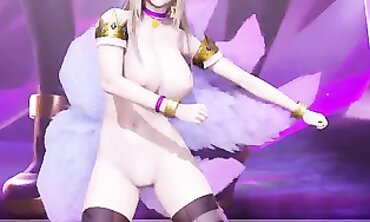 Uncensored MMD: K/DA Ahri Nude Dance
