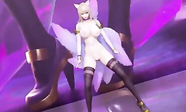 Uncensored MMD: K/DA Ahri Nude Dance