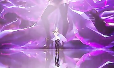 Uncensored MMD: K/DA Ahri Nude Dance