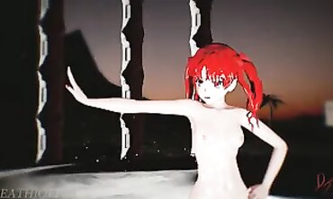 MMD: Kuroko's Little Bounce at the Beach