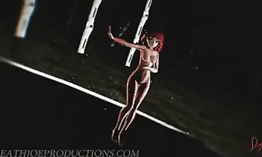 MMD: Kuroko's Little Bounce at the Beach