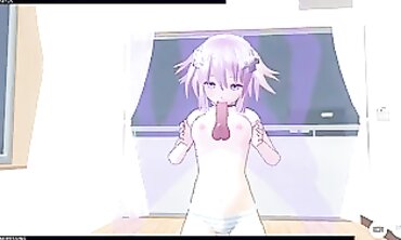 Neptunia Tittyfuck and Blowjob in 3D Animation