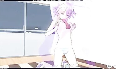 Neptunia Tittyfuck and Blowjob in 3D Animation