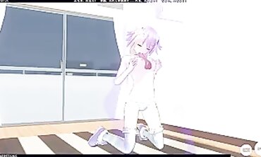 Neptunia Tittyfuck and Blowjob in 3D Animation