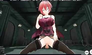 POV Hentai: Rough 3D Animation with Big Boobs