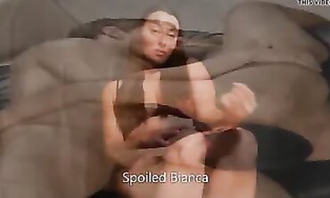 POV 3some: Bisexual For Gets a Big Cock Buttfuck