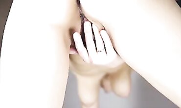 NyanSally Massages Her Huge Ass And Big Tits