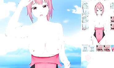 Manga Porn Game: Hot Lifeguard Teased in Public