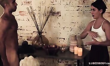 Polish Doctor Paige Owens Gets Rock Raunchy Nipple Massage