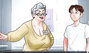 Summertime Saga: Busty MILF Craves a barely legal Dick