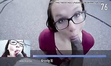 Amateur BBW and BBC Enjoy Public Blowjob with Cumshot