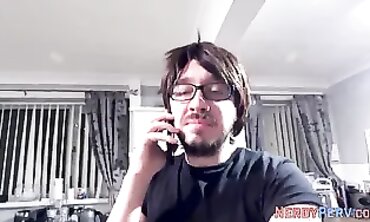 British Nerd Gets Ridden by a Thick Beefstick
