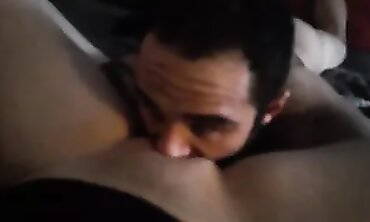 POV Amateur Daddy Licks Her Pussy