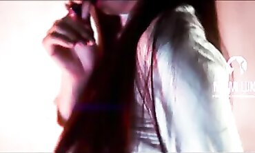 Uncensored Japanese college girl Anal Play With Butt Plug