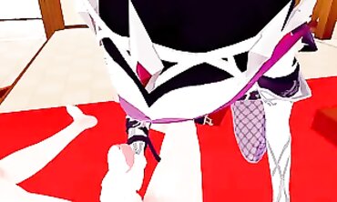 Rosaria Genshin Impact 3D Hentai Animation
