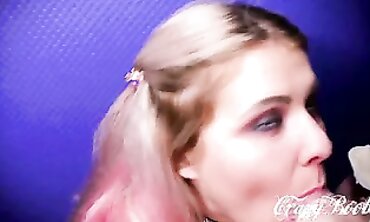 POV Russian Babe Gives Blowjob And Cumshot