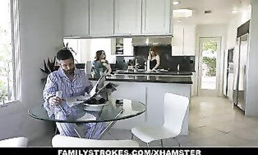 Stepdaughters Hannah Grace & Madi Collins Screwed By Daddy Mike Mancini