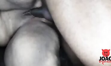 Plumper Brunette Nails It with Skinny Guy