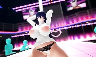 Rinko MMD: Hardcore Masturbation and Squirting