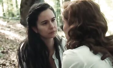 Vanessa Kirby and Katherine Waterston in The World to Come