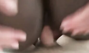 Caught African Maid Pulverized in Interracial Threesome