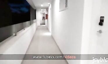 German Josy Gives Deepthroat Blowjob and Doggystyle Creampie