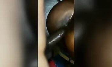 Ebony Goddess Squirts Everywhere in Hot POV