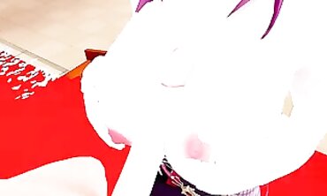Rosaria Genshin Impact 3D Hentai Blowjob and Creampie