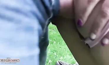 Blonde Anal Rendezvous on the Highway