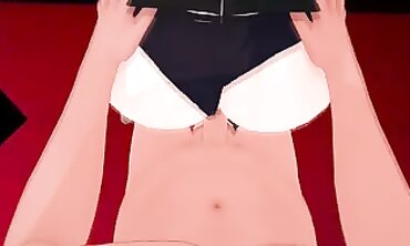 Chifuyu Orimura's Hardcore Animated Fuck-a-thon