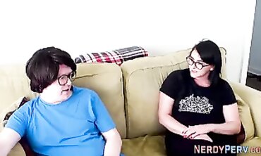 British Nerd Gets Into Sucking A Dick
