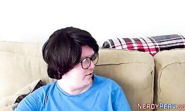 British Nerd Gets Into Sucking A Dick