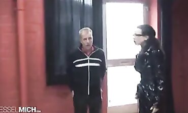 barely legal German Dom Delivers a Strict Penalty