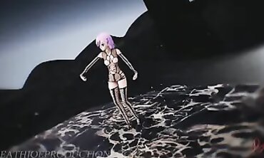 MMD R18+ Misaka Mesh 1.0 Jiggle Island Portal