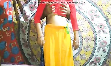 Fresh Indian Bhabhi in Sari Gets Rough Hardcore Blowjob and Big Ass Action