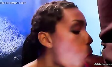 Latina Cutie Zara Gets Rough Doggy Style With Cumshot