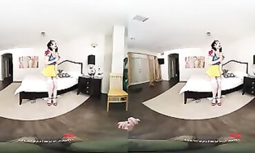 Diana Grace in Snow Milky Cosplay Takes a Big Cock