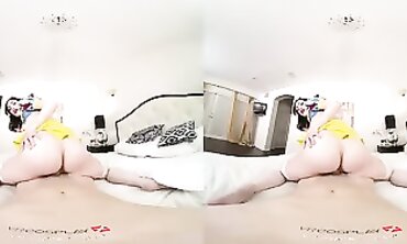 Diana Grace in Snow Milky Cosplay Takes a Big Cock