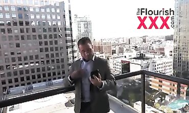 Keira Croft's Outdoor Balcony and Bathroom Fuckathon