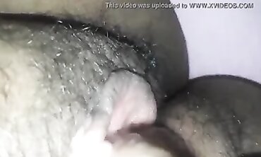 Hairy Indian BBW Solo Climax Closeup