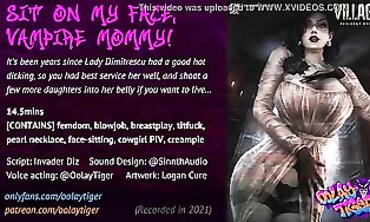 Nymph Dimitrescu: Vampire Milf Face-Sitting Creampie