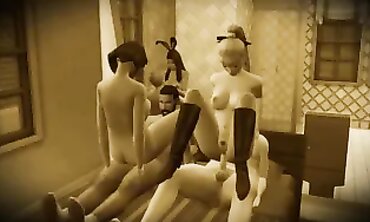 Swinger Soiree: Couples Swap Partners at a Classic Party