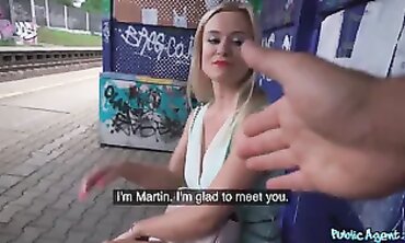 Lily Joy: Blonde MILF Takes a Train Ride POV