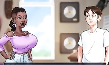 Ebony Music Teacher Gets Fucked by Student in Summertime Saga