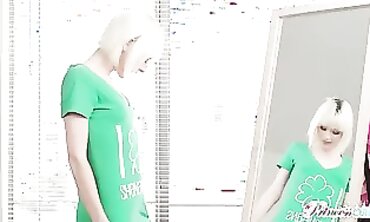 Step-Sister Jessie Saint Gets a Green Leprechaun Surprise