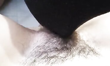 Close-Up Cunnilingus on Hairy MILF Pussy
