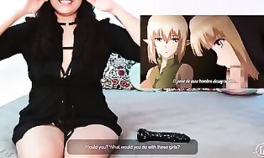 Agatha Dolly Reacts to Animated Isekai Harem Hentai