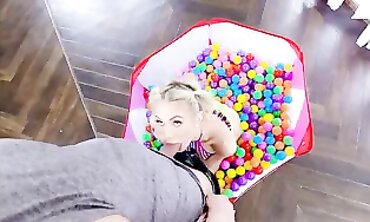 Petite Blonde PinkyPinker Takes a Massive Cock