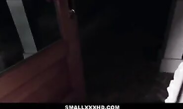 Petite Blonde Neighbors Sugar and J Mac Take a Big Cock