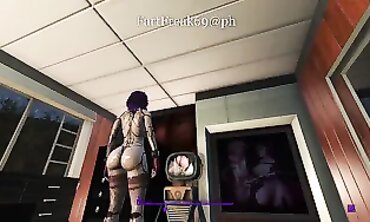 Gassy Babe Farts Into Her Big Ass